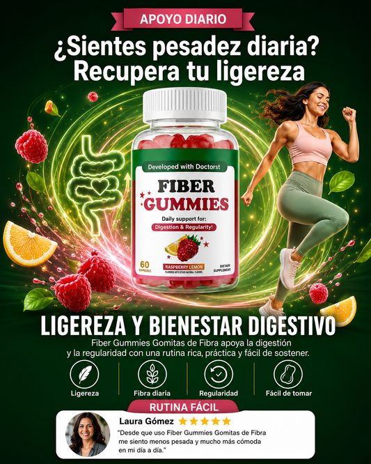 Fiber Gummies Gomitas de Fibra